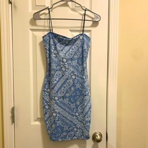 Bandana Printed Dress